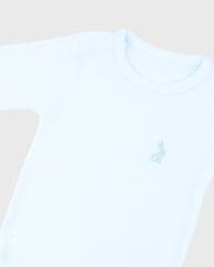Set 3 Bodys Manga Larga Blanco Unisex Detalles