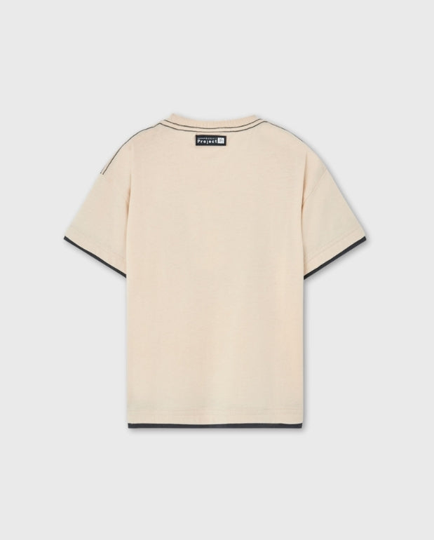 Camiseta Super Fresh Beige Boboli Moda