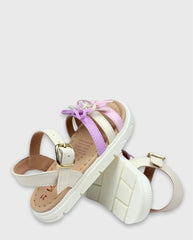 Sandalias Lazo Moño Pastel Playa