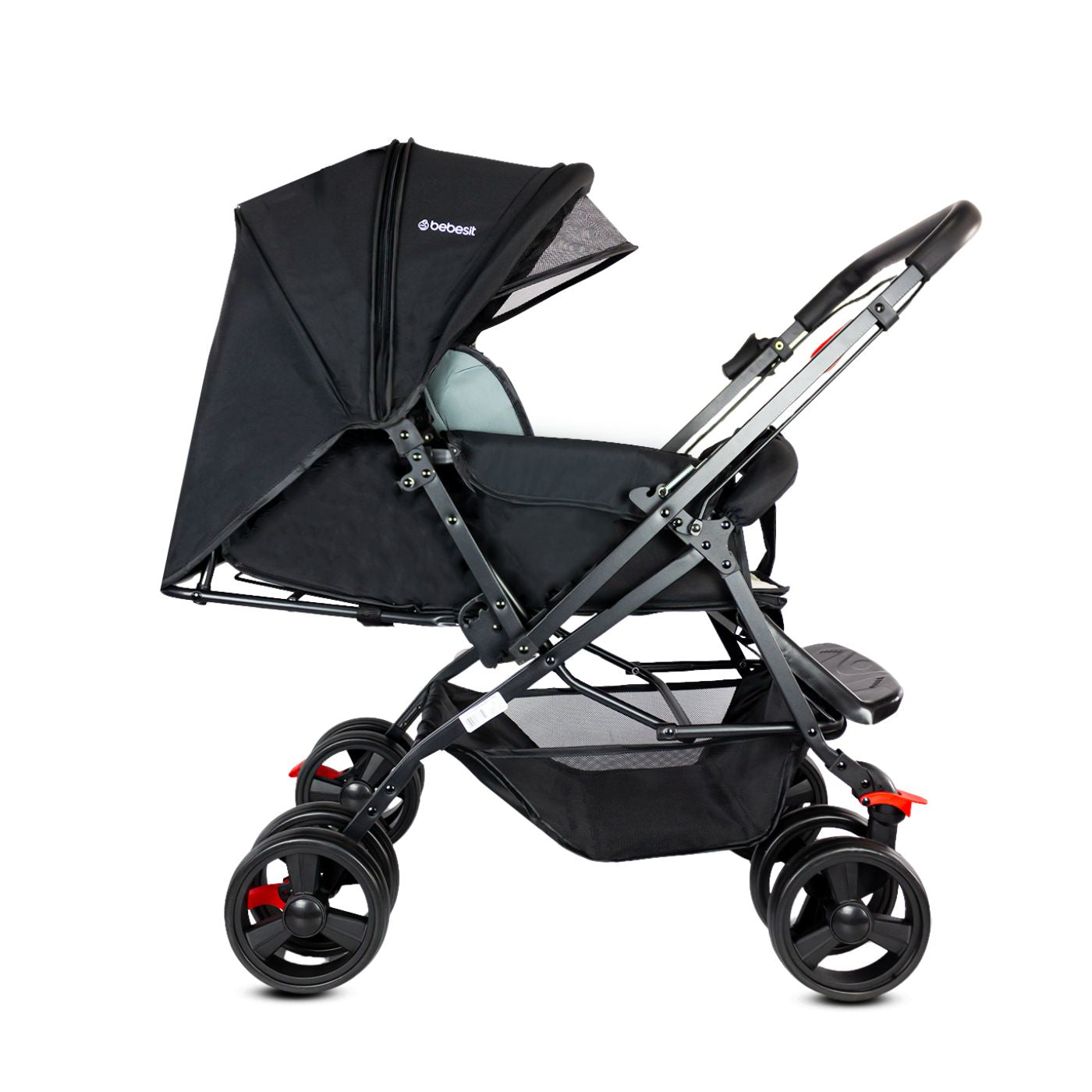 Coche Roma Negro Bebebesit Estilo