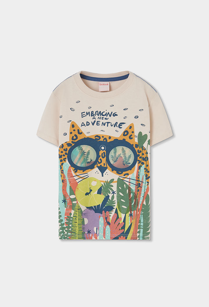 Camiseta Estampado Animales Aventura Boboli estilo