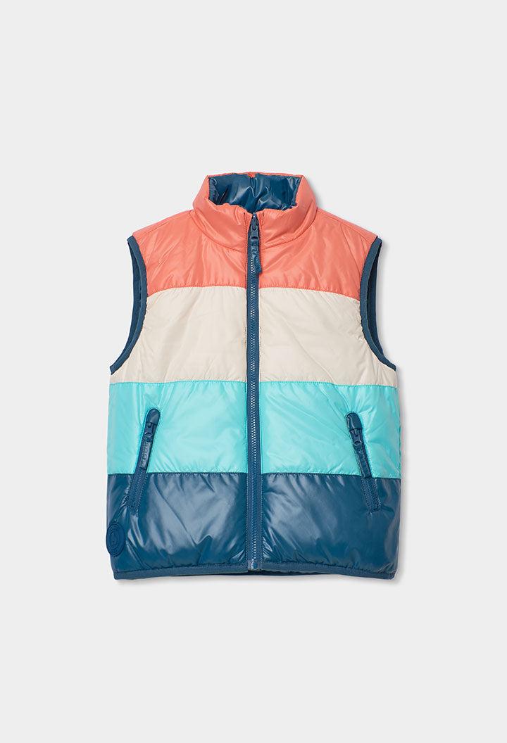 Chaleco Reversible Colores Boboli cremallera