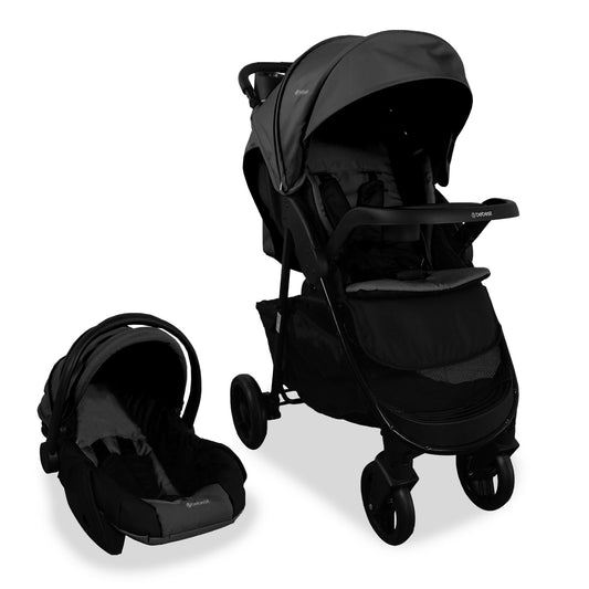 Coche Con Porta Bebé Sienna Negro Bebesit