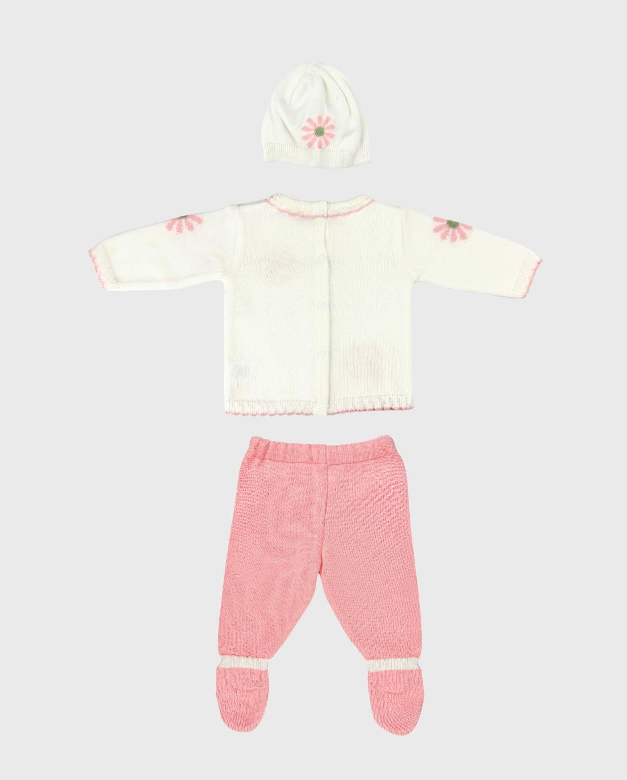 Primer Día Tejido Margaritas 100% Algodón Rosa Pink