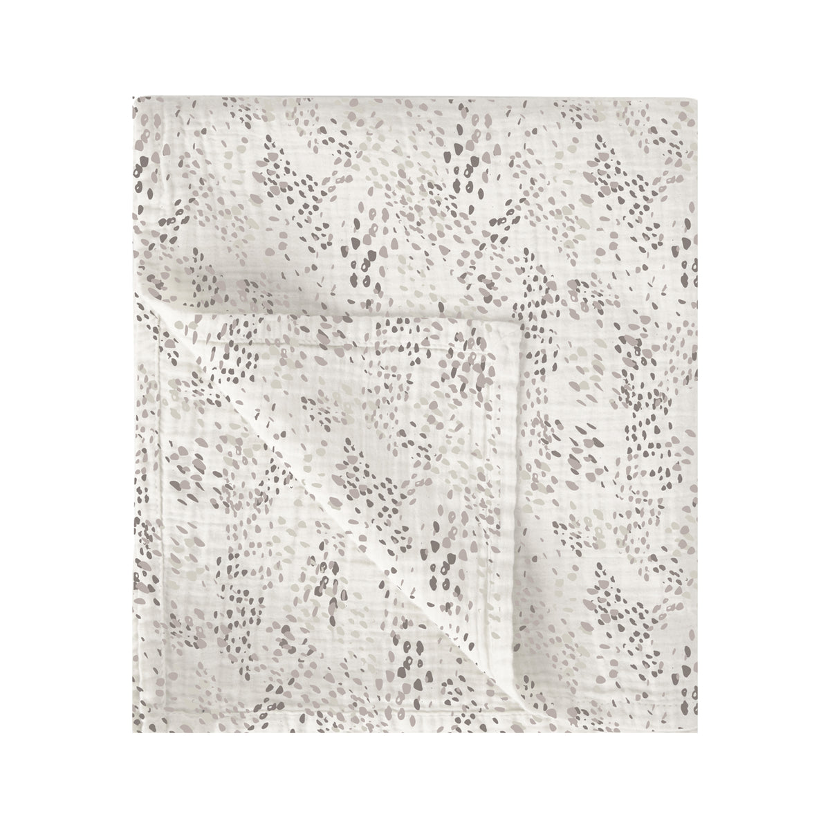 Muselina bambú dots beige café Bimbidreams