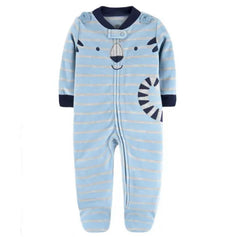 Pijama Enteriza Rayas Azul Tigre