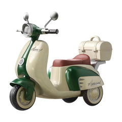 Moto Eléctrica Montable Para Niños Vintage Verde