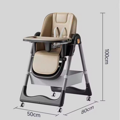 Silla Comedor de Lujo Plegable Gris Medidas