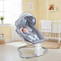 Silla Mecedora 3 en 1 Multifuncional Elefante y Buho Gris modelo