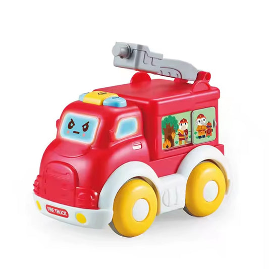 Juguete Carro de Impulso Bomberos Rojo 