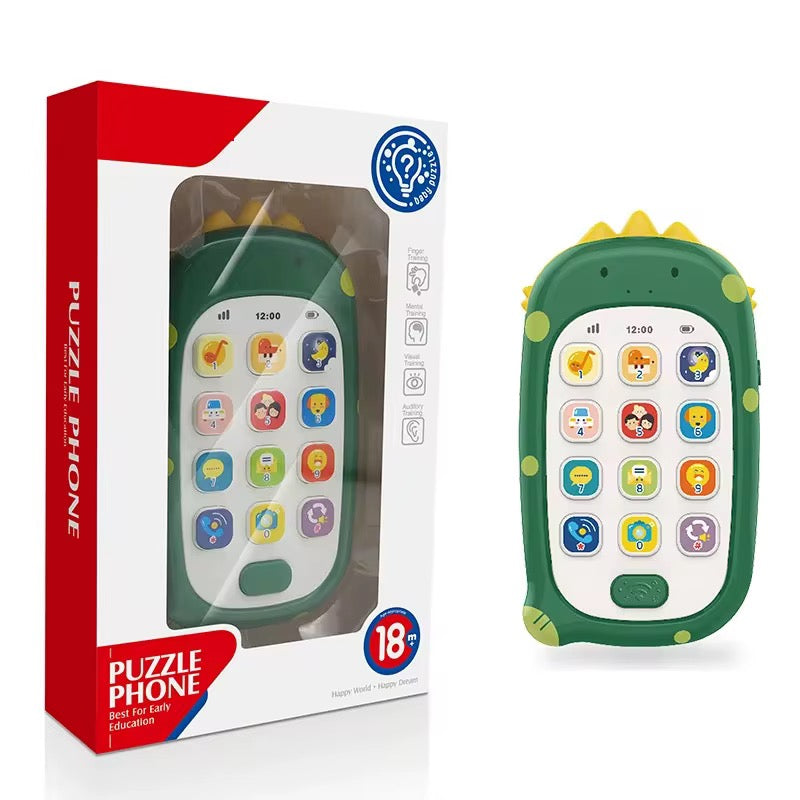 Celular Didáctico Detalle Animales Verde