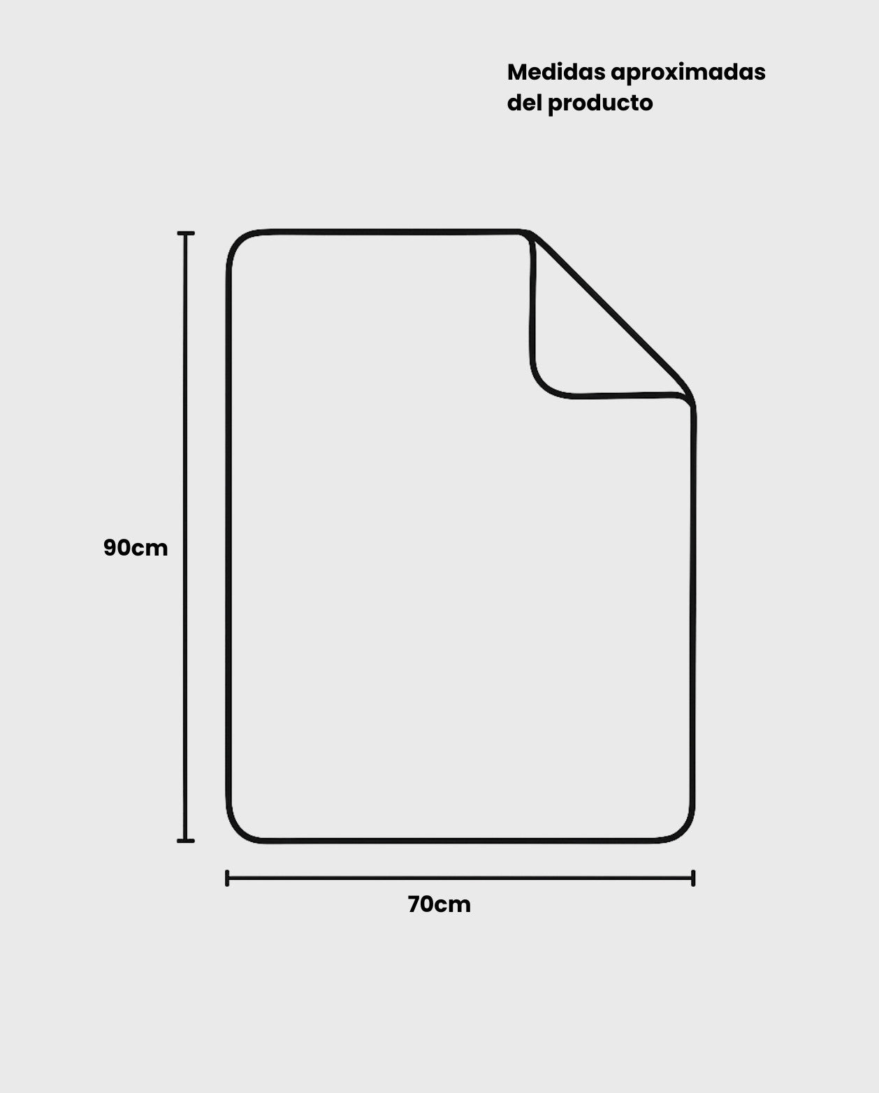 Manta Tejida Trenzada 100% Algodón Medidas