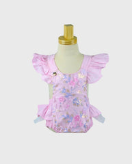 Body Bebé Niña Tull Lentejuelas Rosado