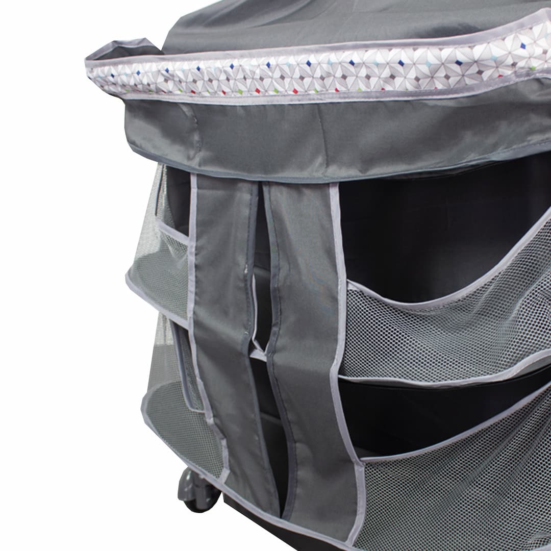 Cuna Corral Verona Gris Bebesit Modelo