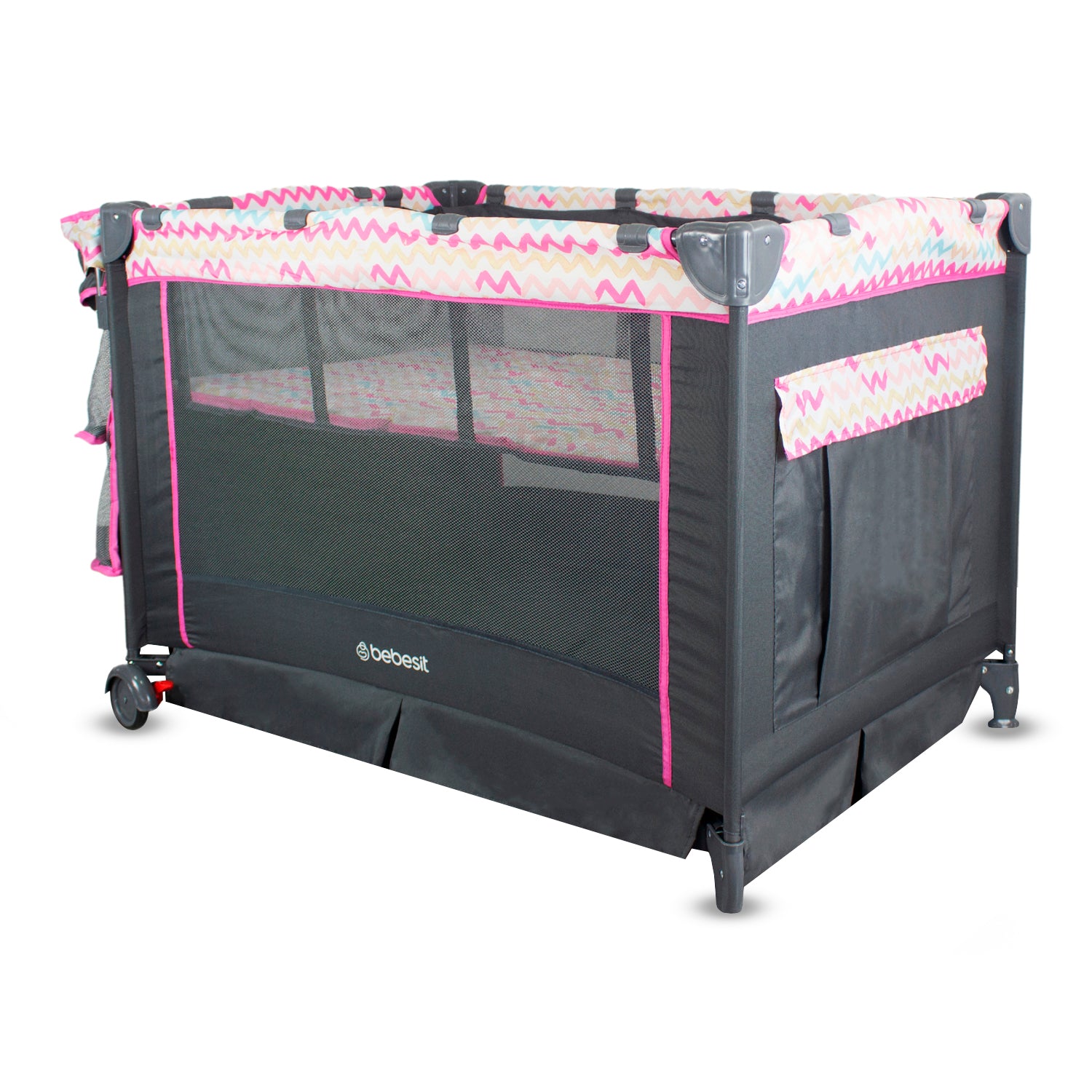 Cuna Corral Verona Rosa Bebesit Uso