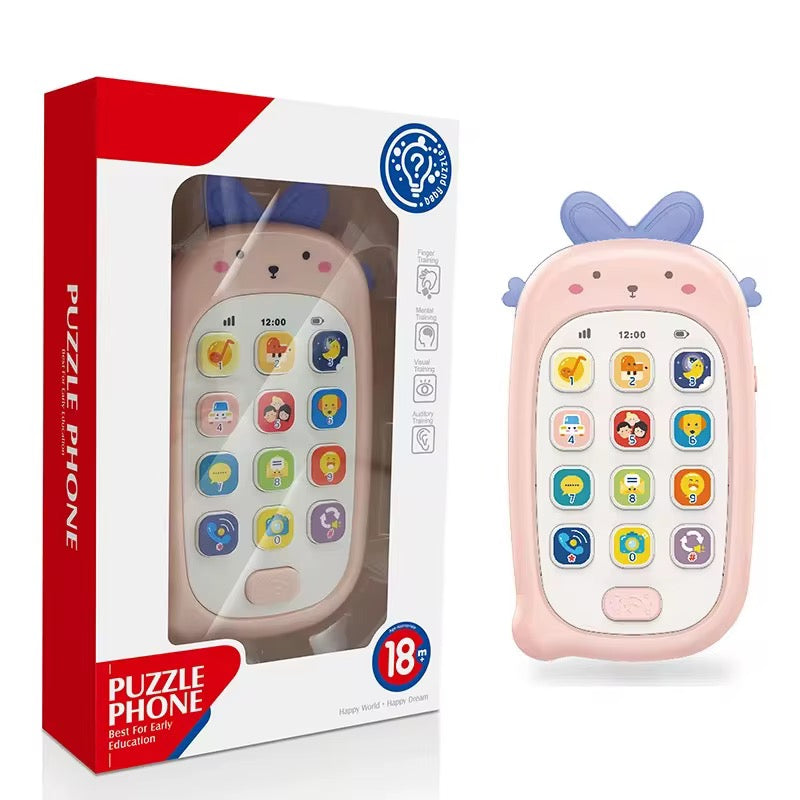 Celular Didáctico Detalle Animales Rosa