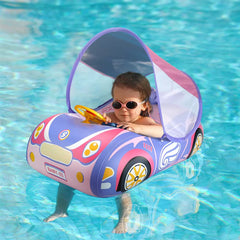 Flotador Con Techo Car Lilla