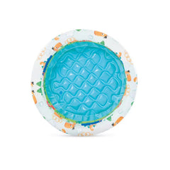 Piscina Inflable Circular Dinosaurios Gris Detalle