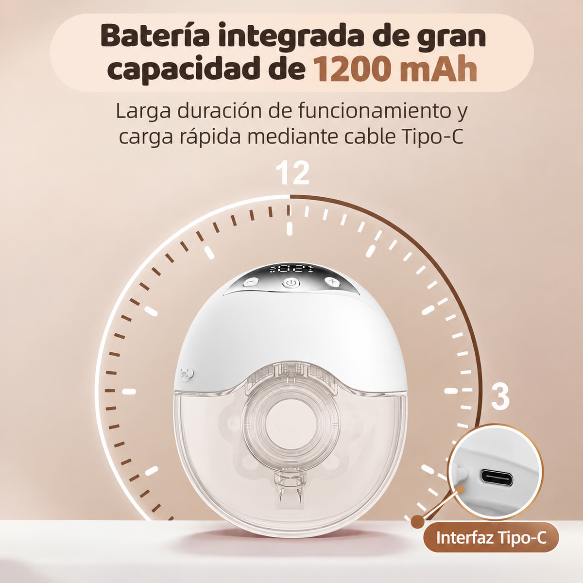Extractor Sencillo De Leche Eléctrico Inalámbrico