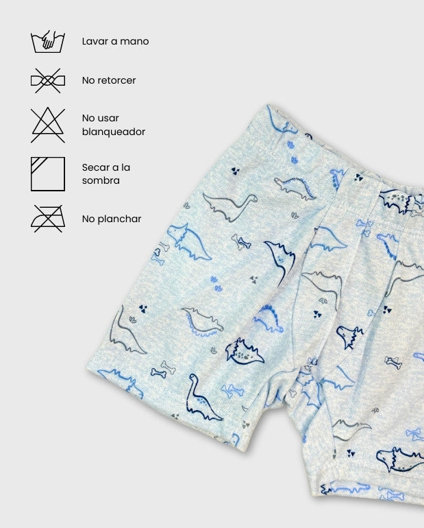 Set 3 Bóxer Niño Estampado Surtido Detalles