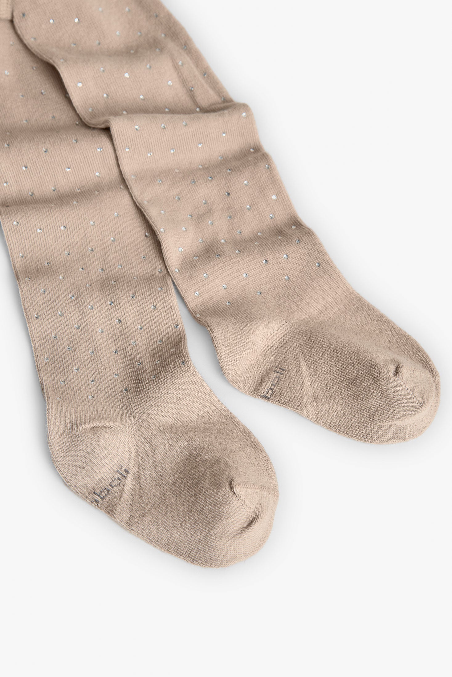 Medias Leotardo Brillo Café Boboli detalle 