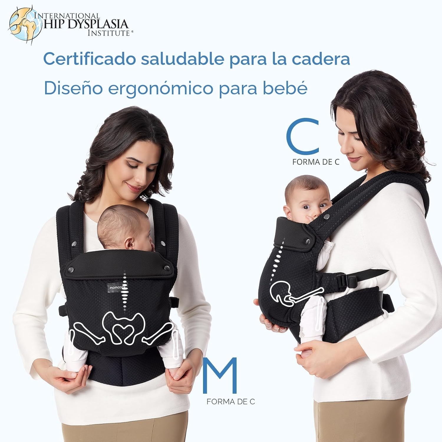 Cargador Ergonómico Acogedor y Ligero Momcozy modo
