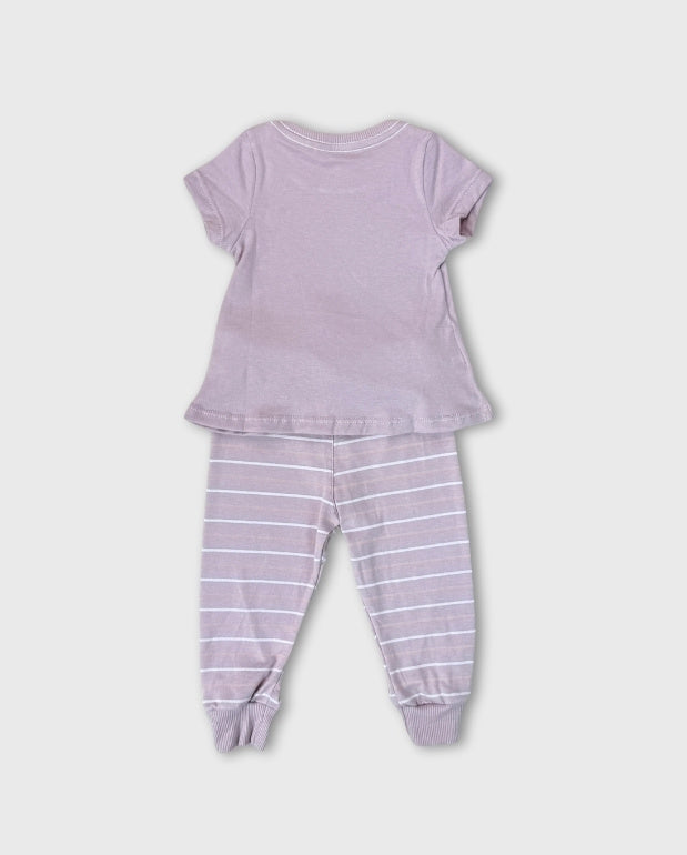 Pijama Bebé Niña Pantalon Gamer Lila