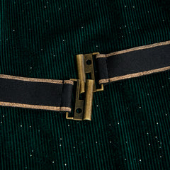 Vestido Micropana Cinturon Verde