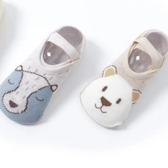 Medias con Antideslizante Estampado Animales Osos