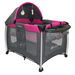 Cuna Corral Lauren Fucsia Ebaby®