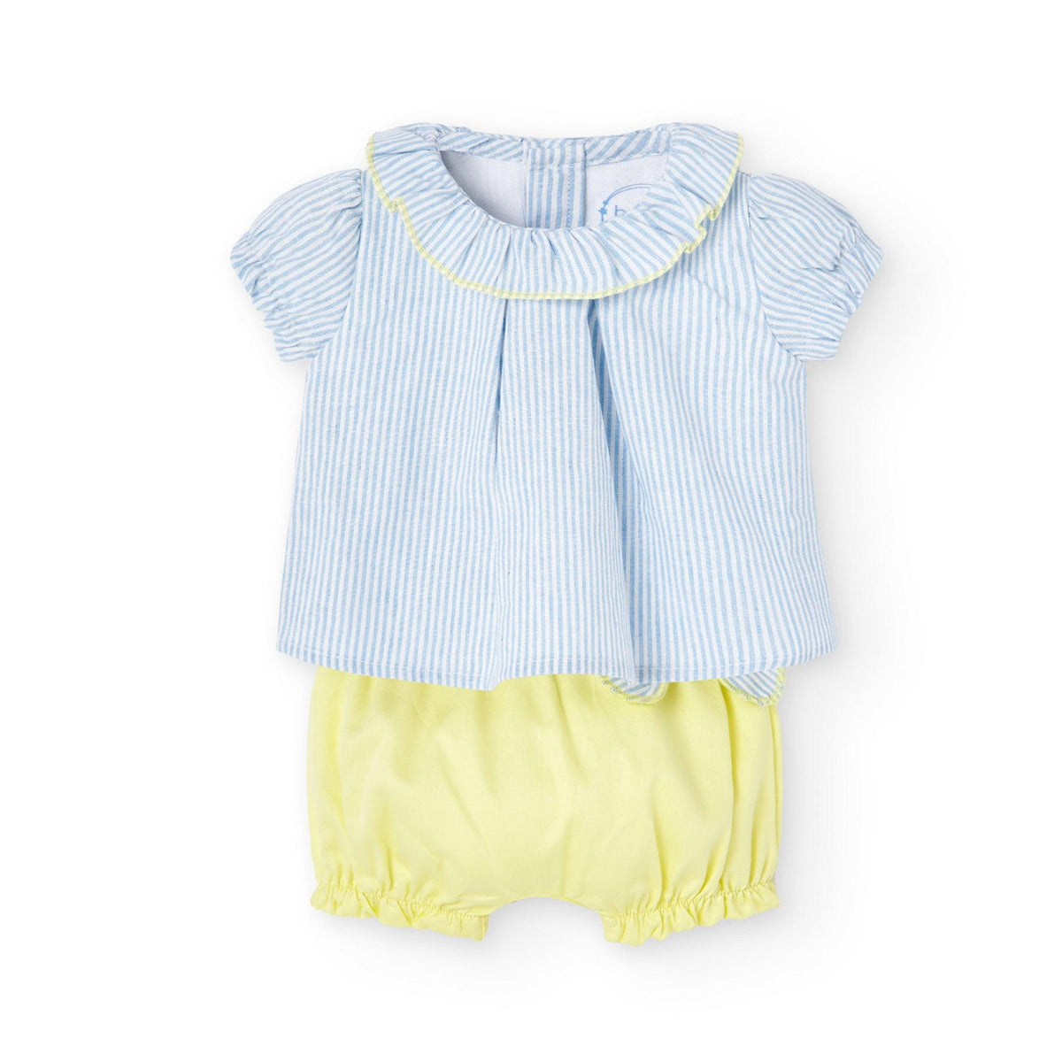 Conjunto 2 Piezas Short y Blusa Rayas