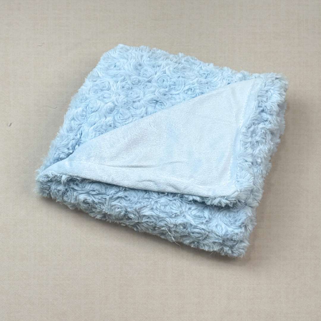 Manta Pelo Doble Faz Blue
