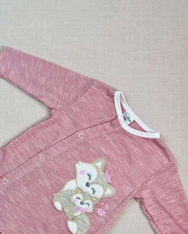 Set Primer Dia Zorro Corona Rosa Detalle Pijama