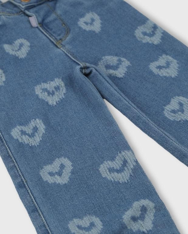 Conjunto Jean Detalle Corazones Joy Baby Detalle 