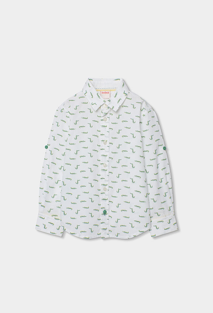 Camisa Manga Larga Cocodrilo Boboli