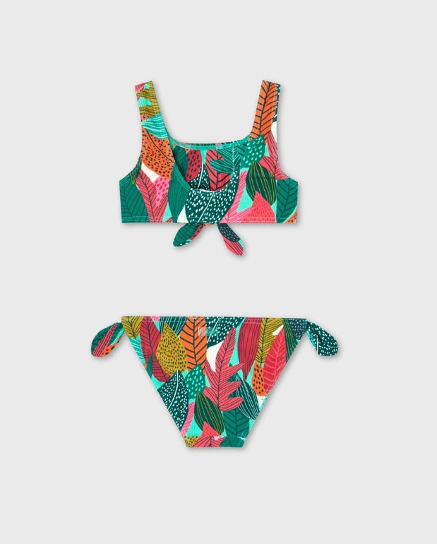 Vestido de Baño Estampado Verde Boboli Niña