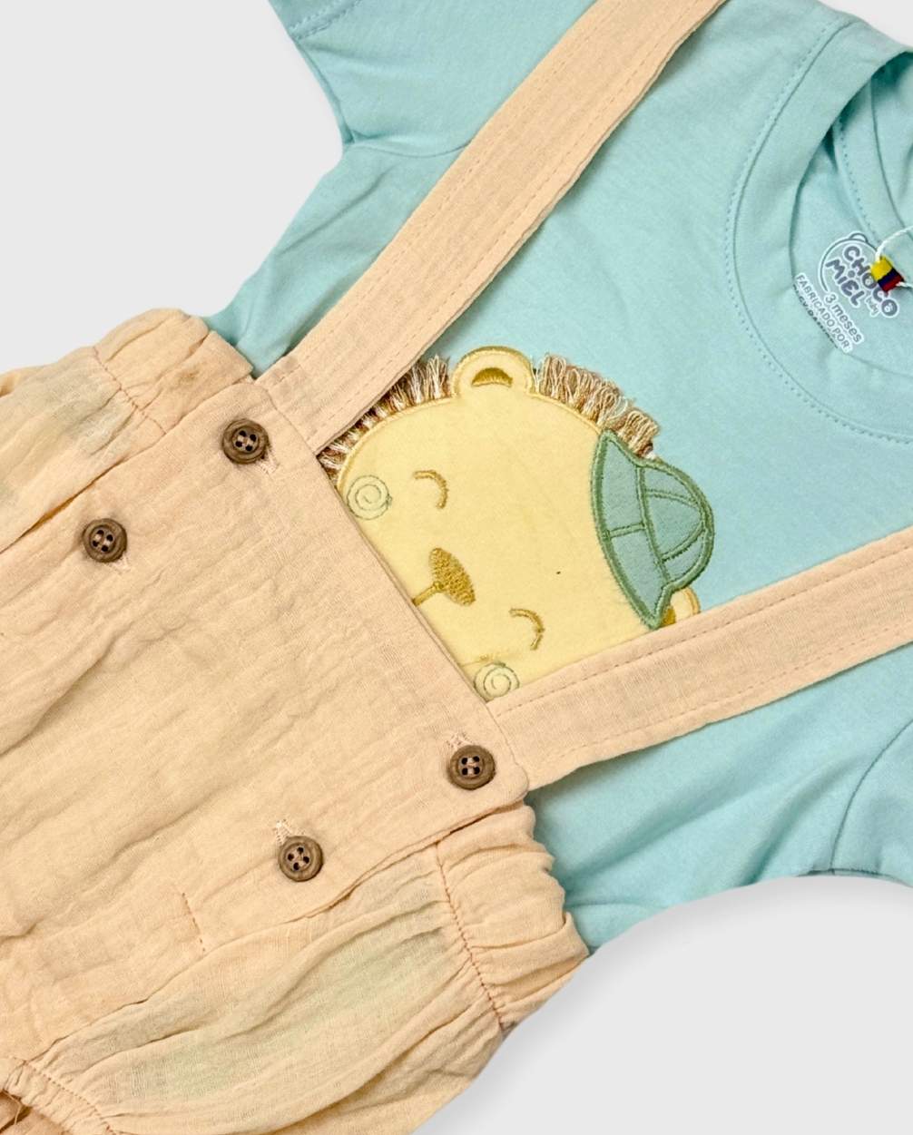 Body Detalle Bordado León Verde