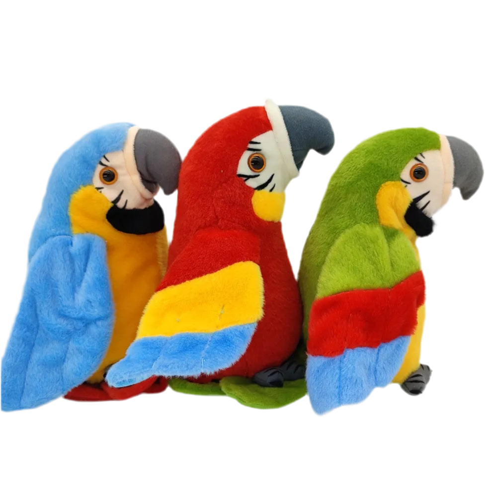 Juguete Loro Bailarin con Repetidor de Voz Colores