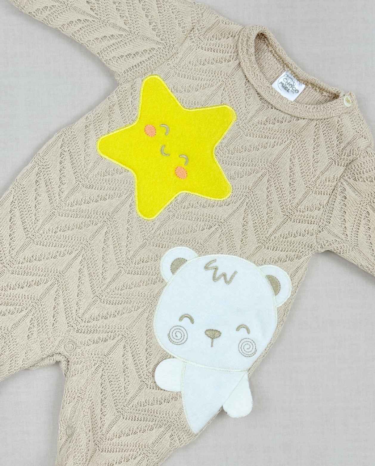 Set Primer Día Estrella Oso Café Estrella