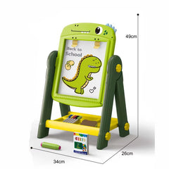 Juguuete Tablero 2 en 1 Dinosaurio Verde
