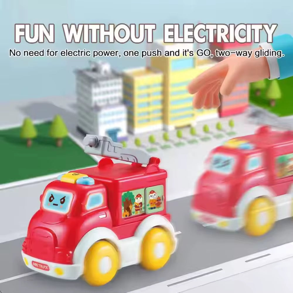 Juguete Carro de Impulso Bomberos Rojo Modelo