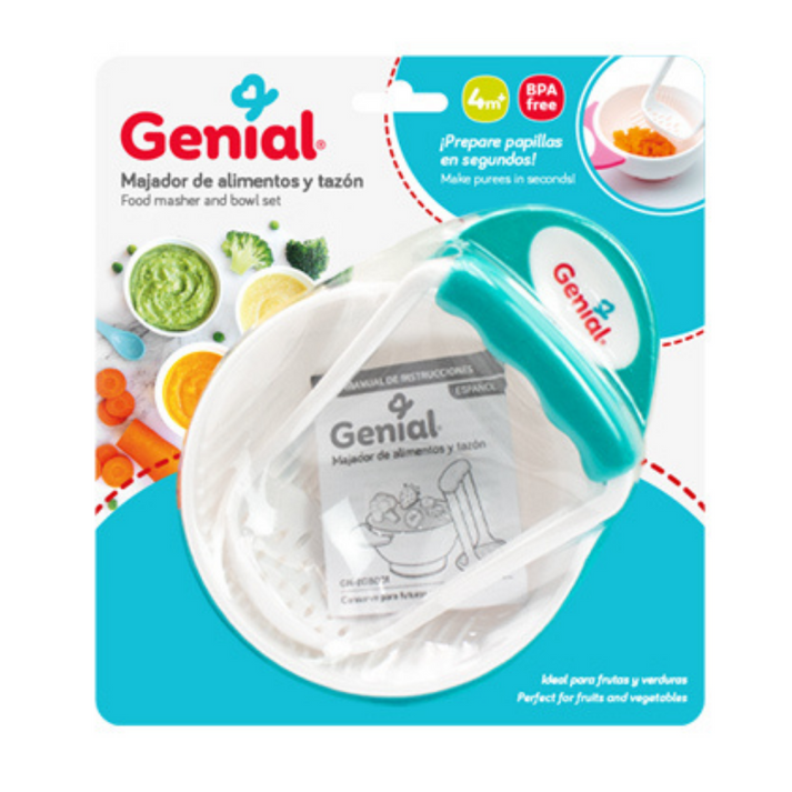 Bowl Con Majador Para Alimentos