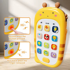 Celular Didáctico Detalle Animales Amarillo