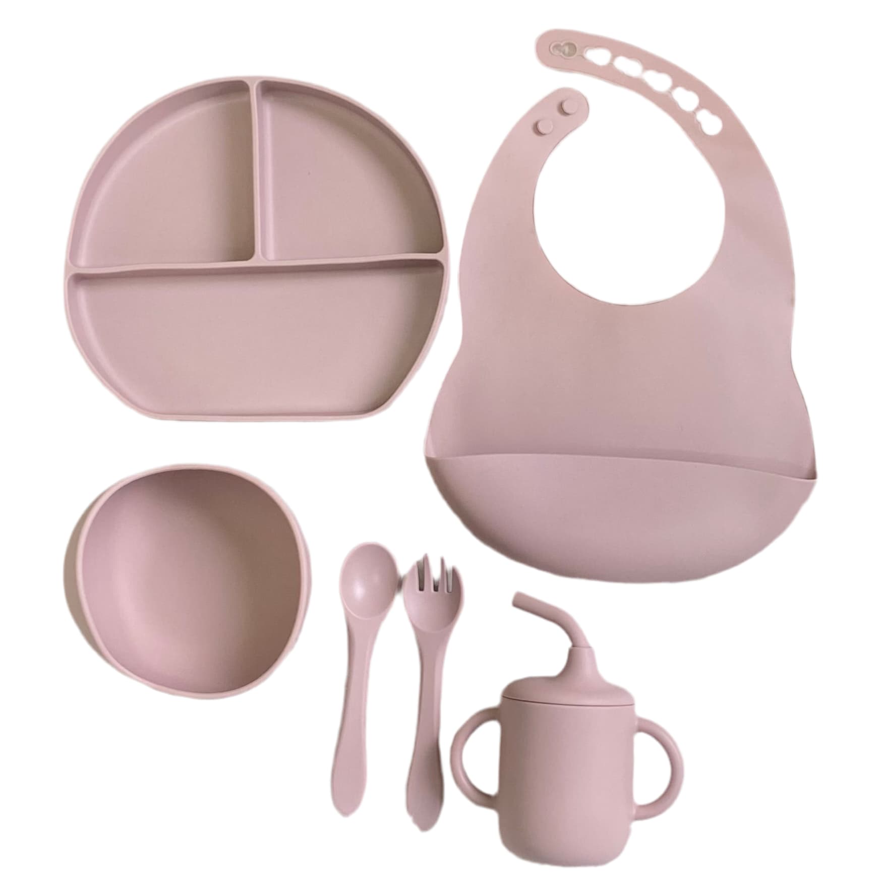 Set de Vajilla  Silicona Alimentación Sencilla