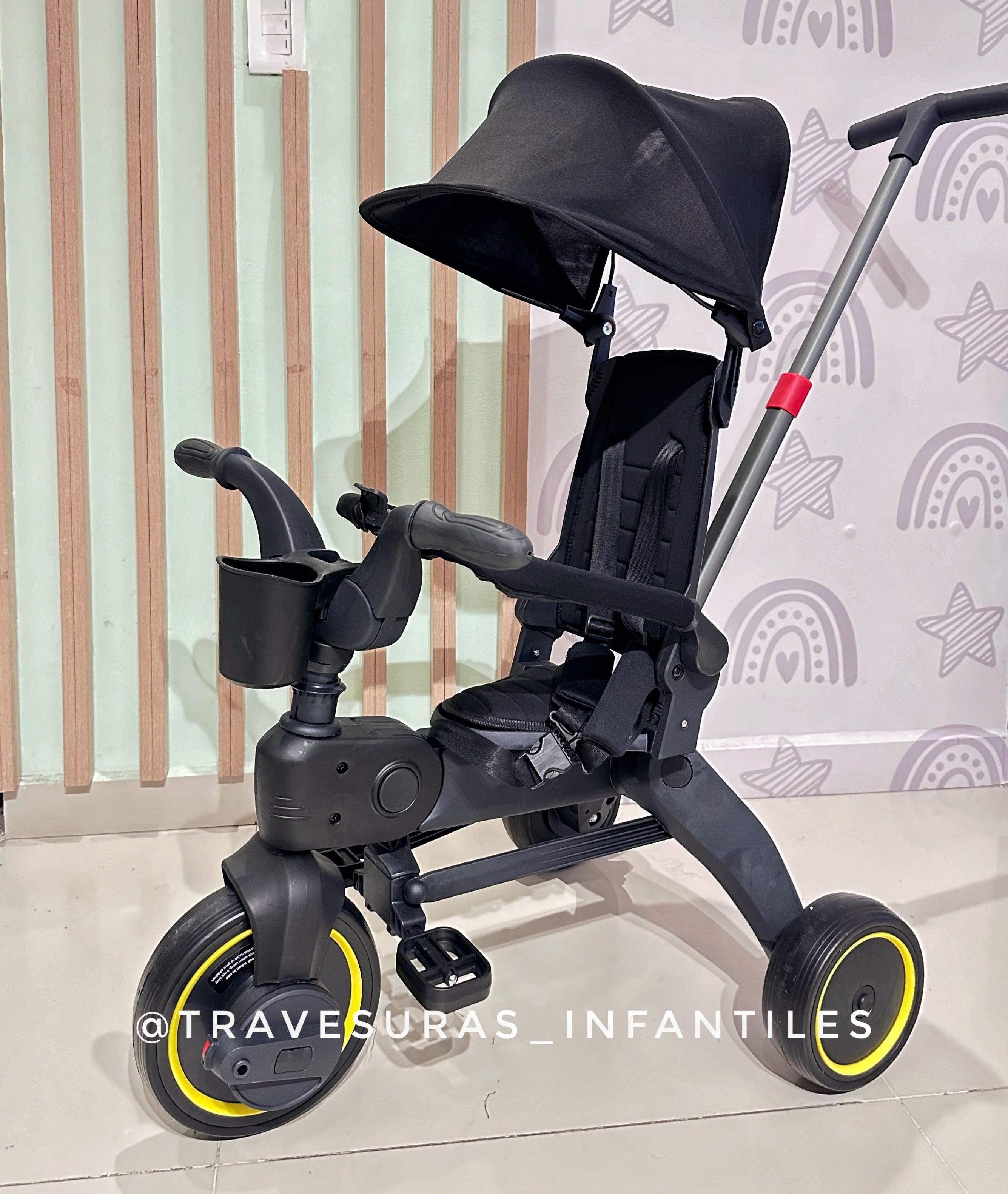 Triciclo Para Bebé Plegable Children's Negro