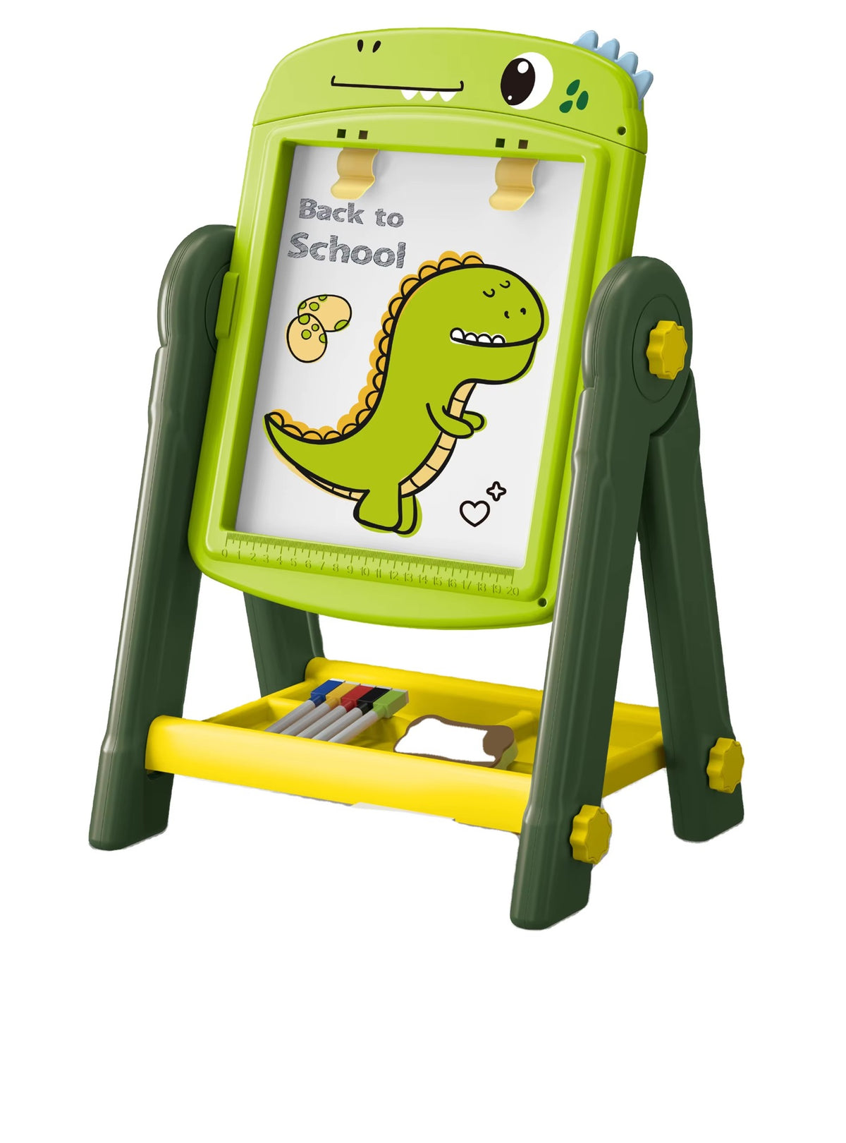 Juguuete Tablero 2 en 1 Dinosaurio Verde