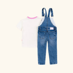 Conjunto Overol Estampado Fresas