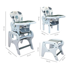 Silla Comedor Escritorio Dot Priori Gris Medidas