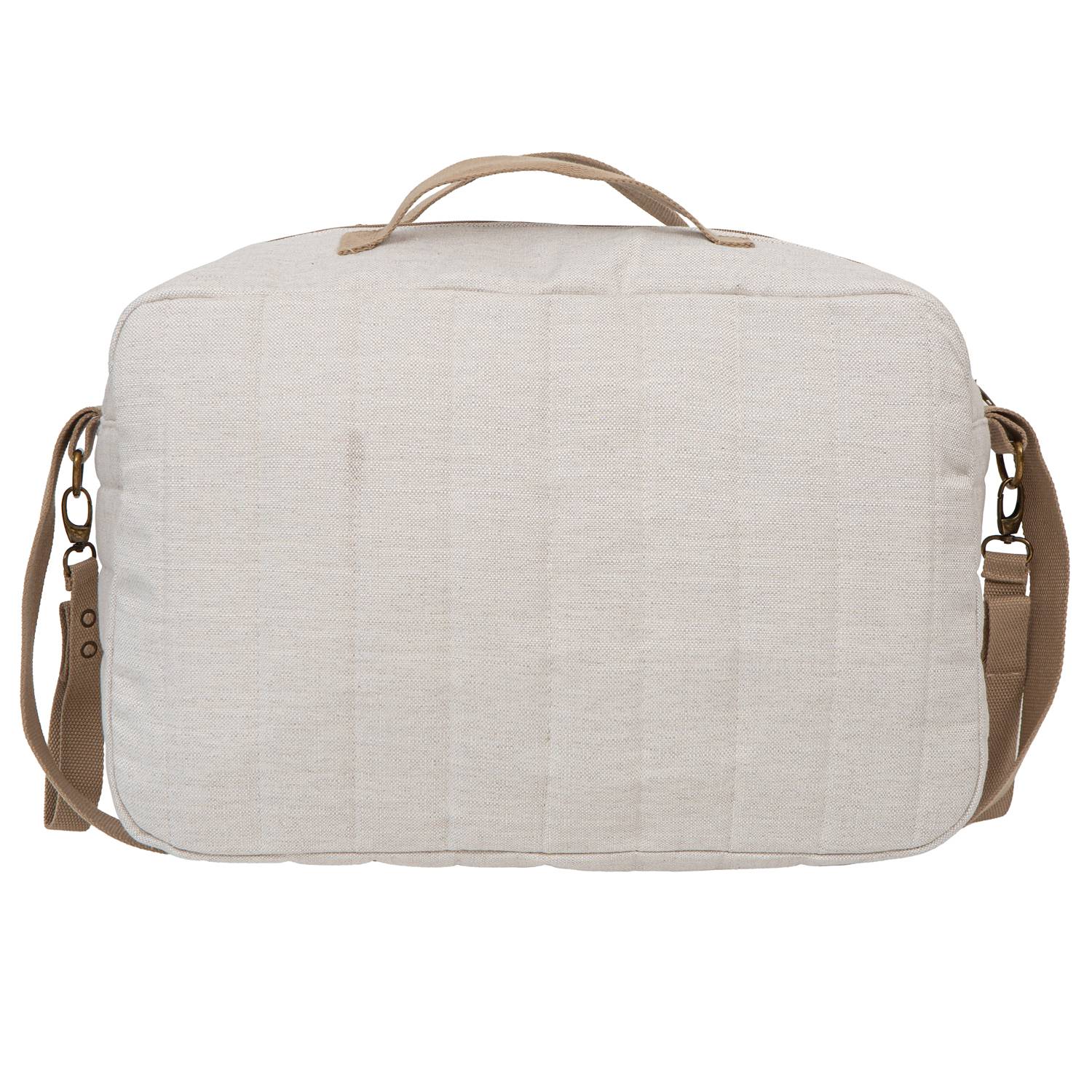 Parte trasera bolso pañalera Nature beige Bimbidreams