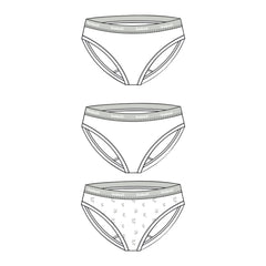 Set 3 Pantys Flores Blanco Boboli